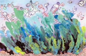 Algues contre plastiques